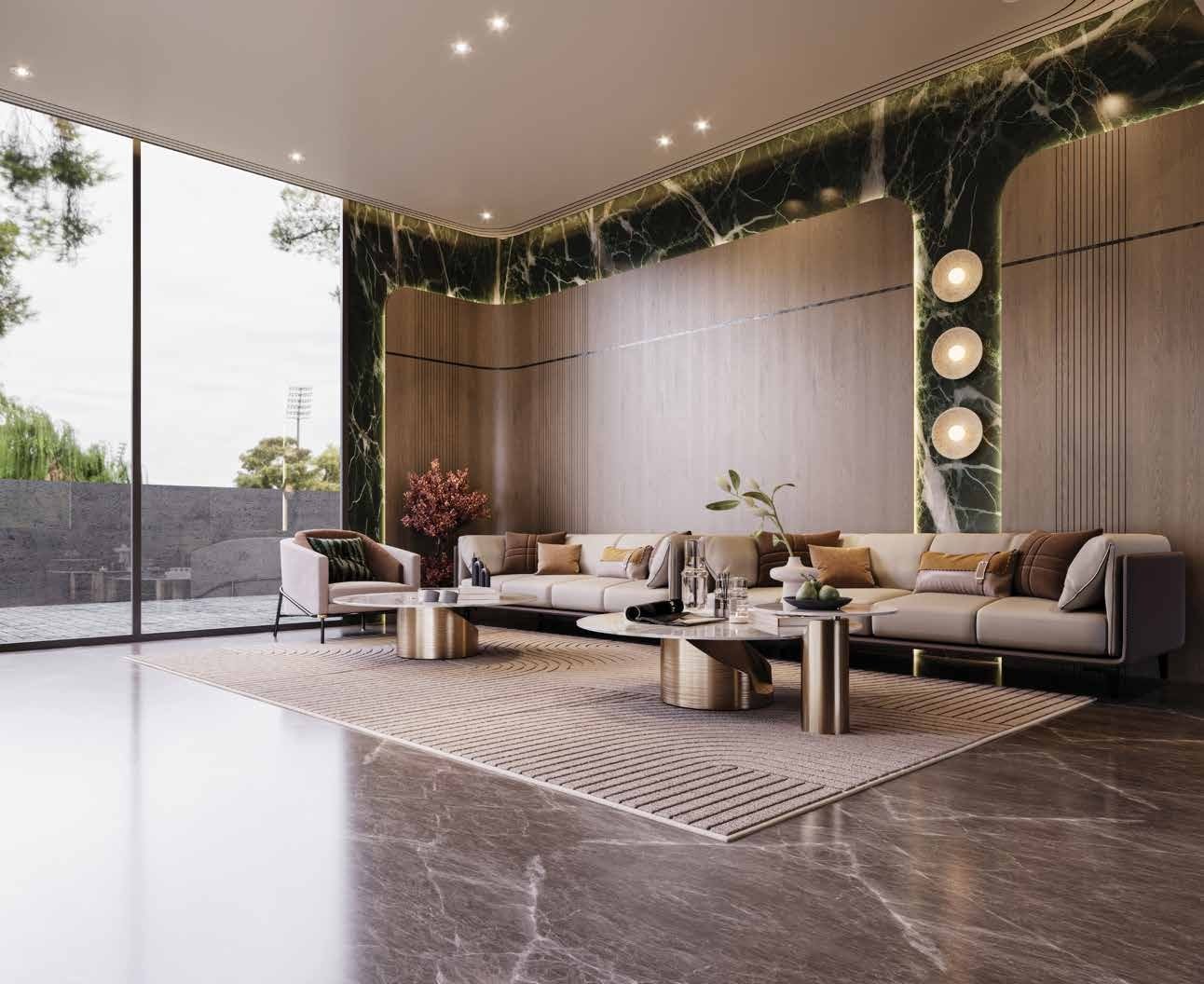 Luxury Hall with Panoramic Views