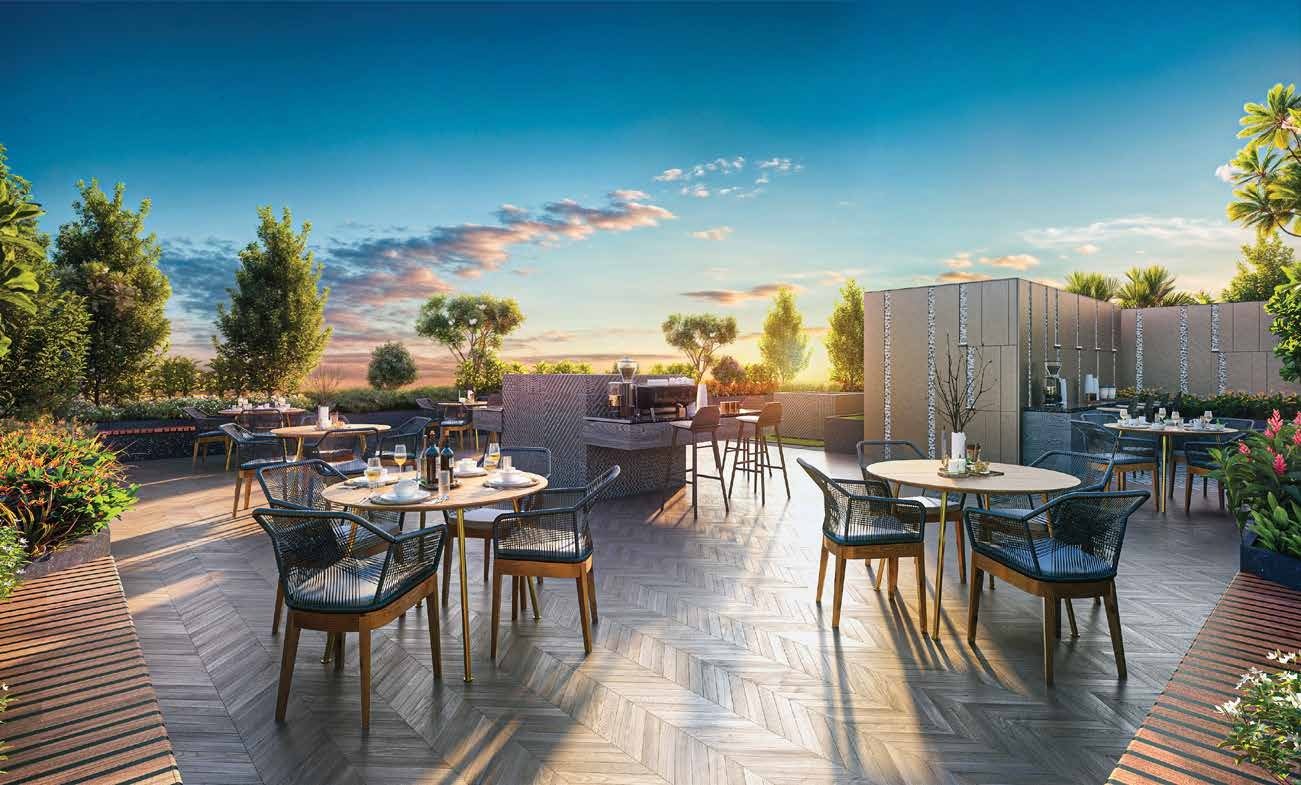 Luxury sky retreat view with panoramic city skyline at JET ANANTA – Andheri West, Mumbai by Jet Realty